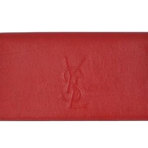 Red Ysl Clutch - image 1